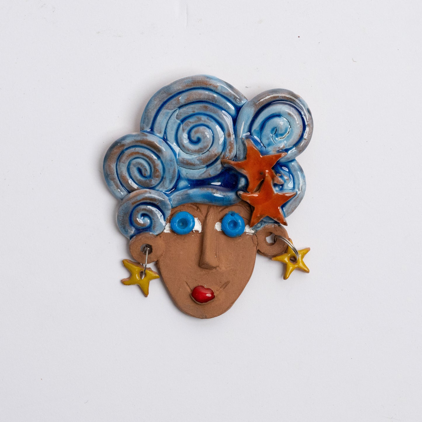 Italian Handcrafted Terracotta Goddess Ornament