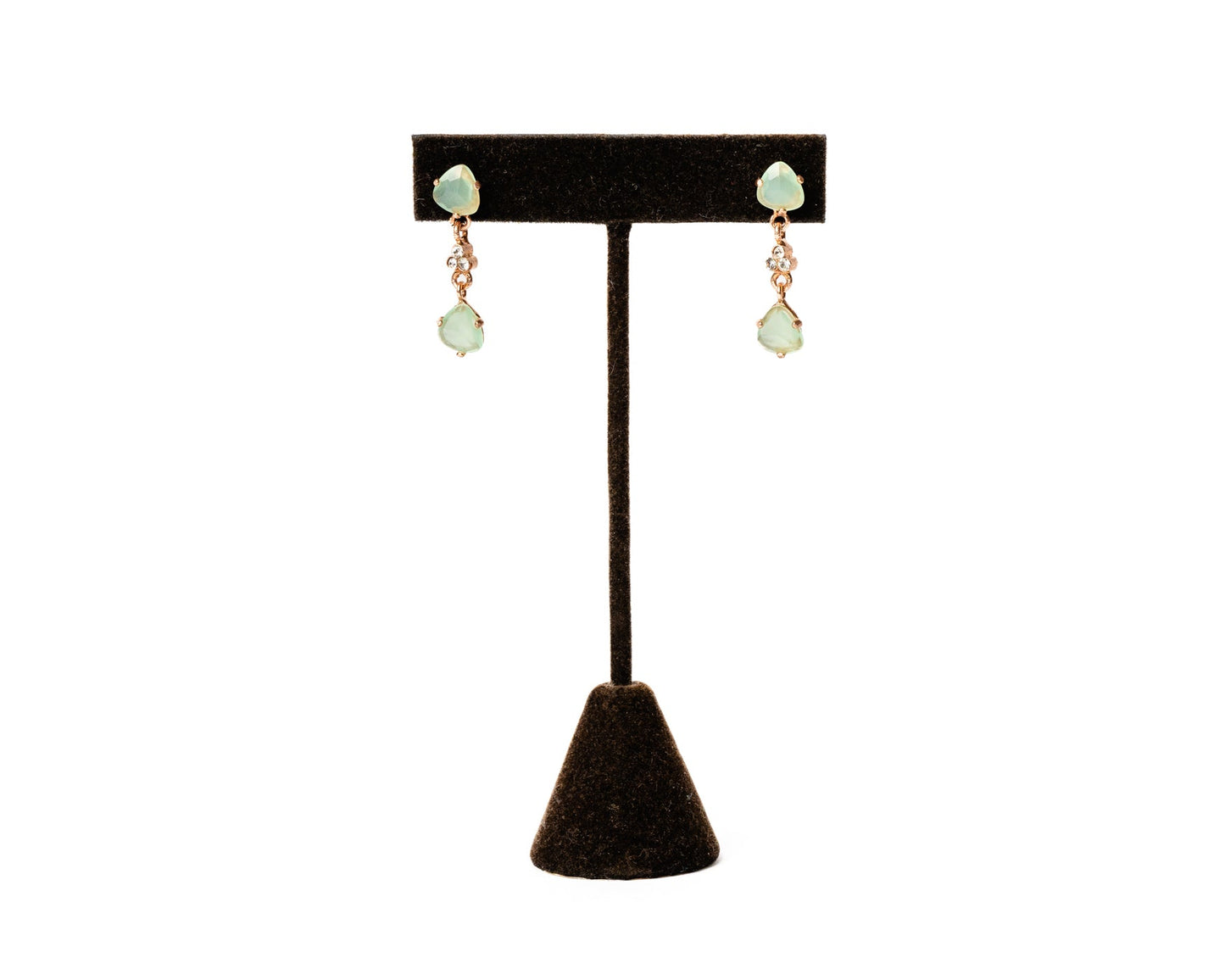 Chalcedony Double Drop Earrings