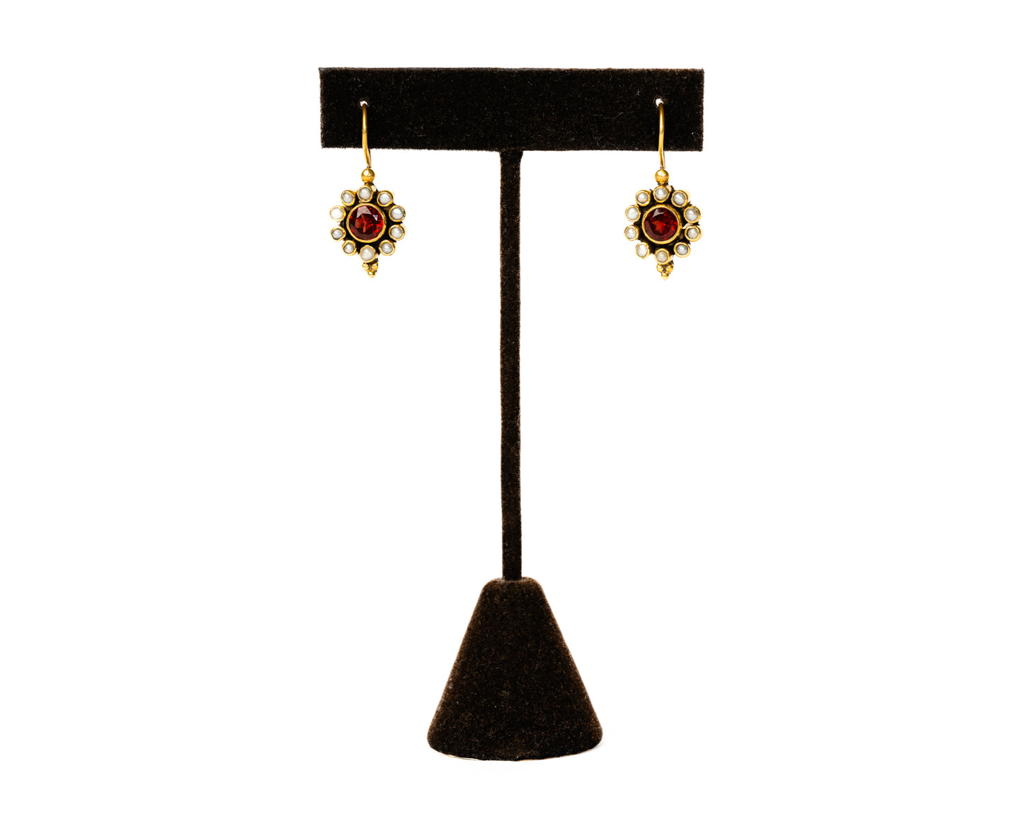 Italian Artisan Gold Sun Burst Earrings