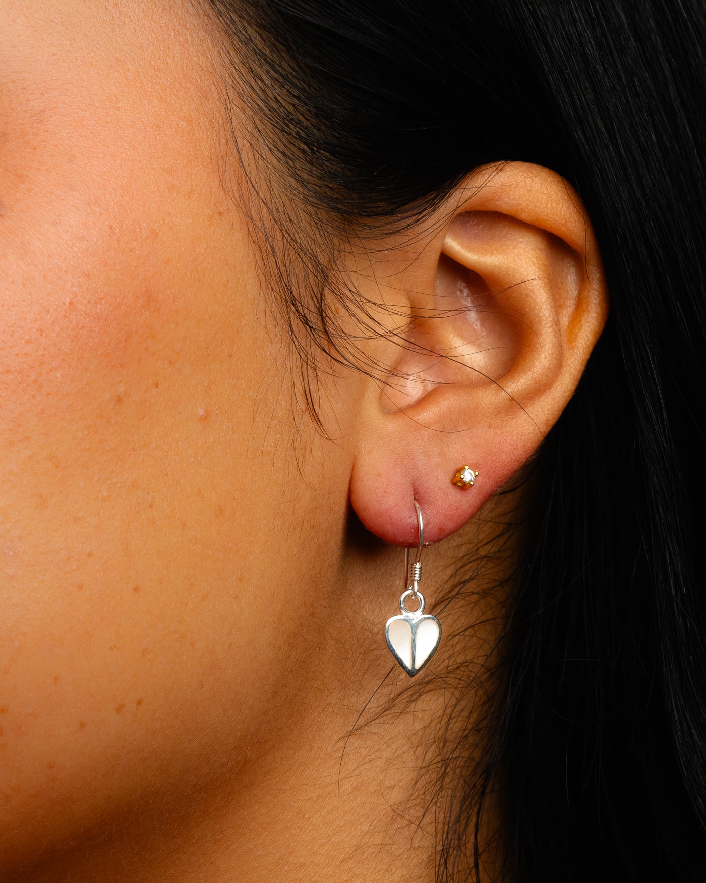 Sterling Silver Moonstone Rose Buds
