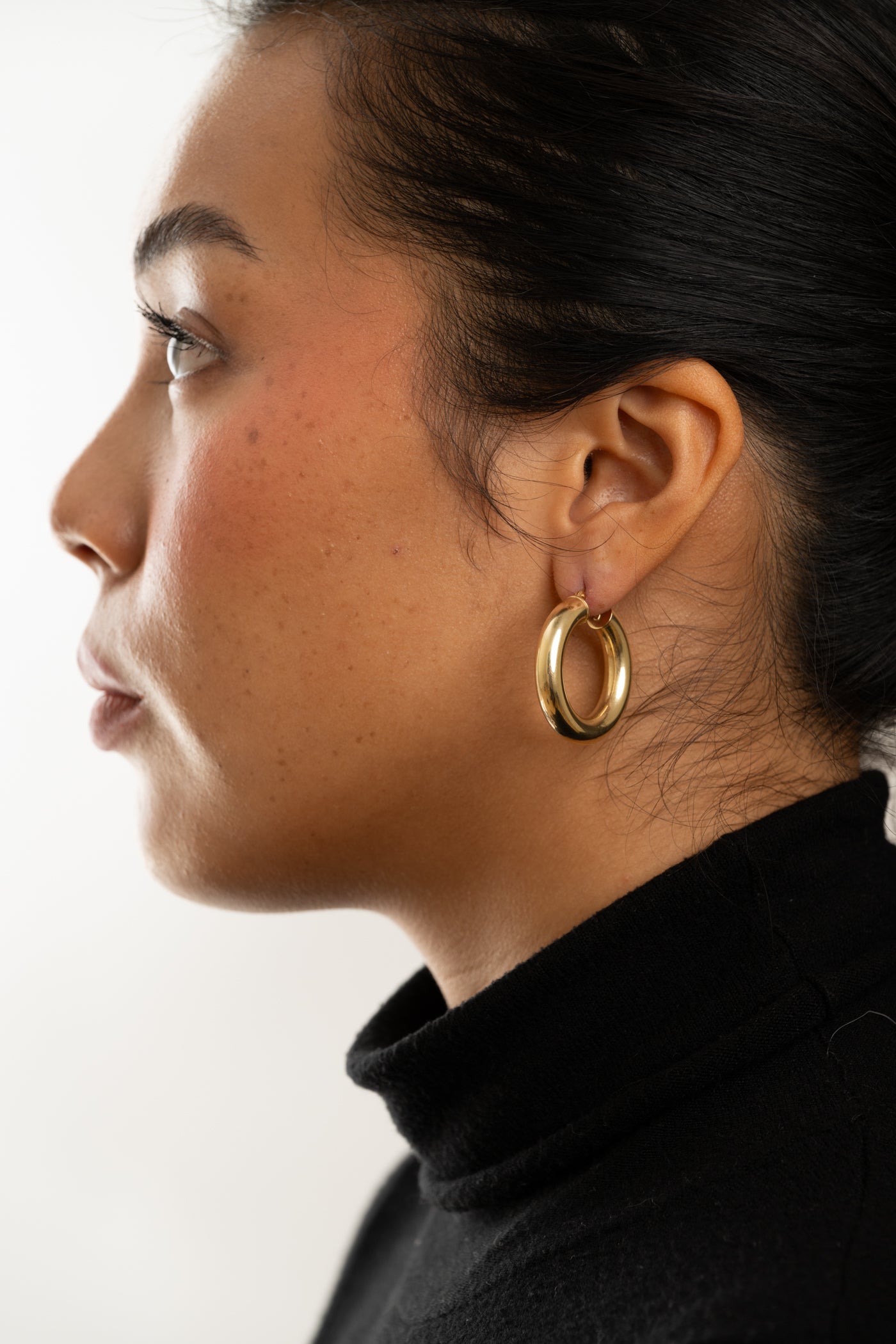 14k Gold Sofia Hoop Earrings