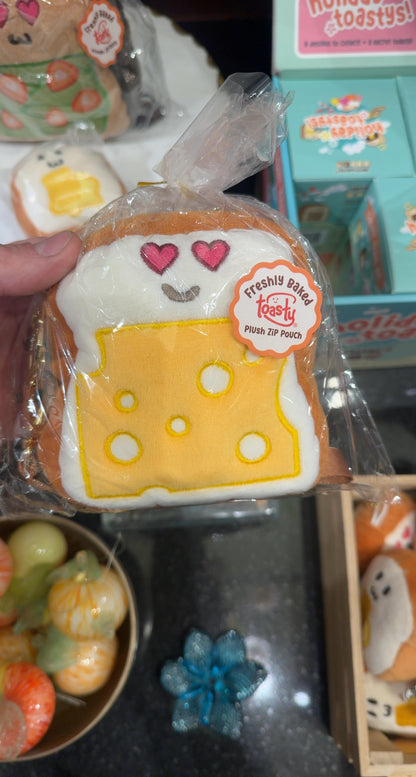 Toasty Plush Zip Pouch - Starter Cheese
