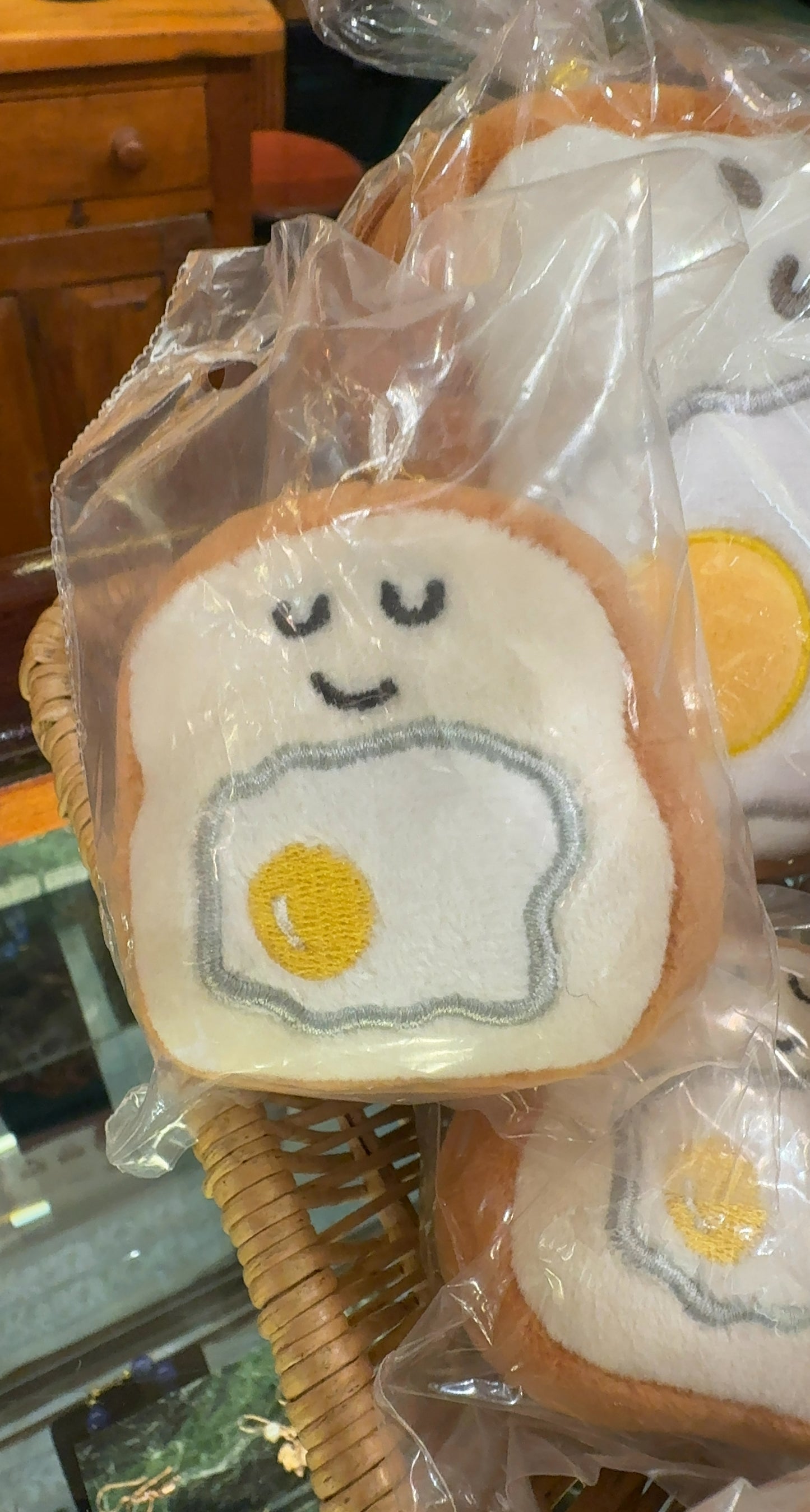 Toasty Plush Bread Ornament