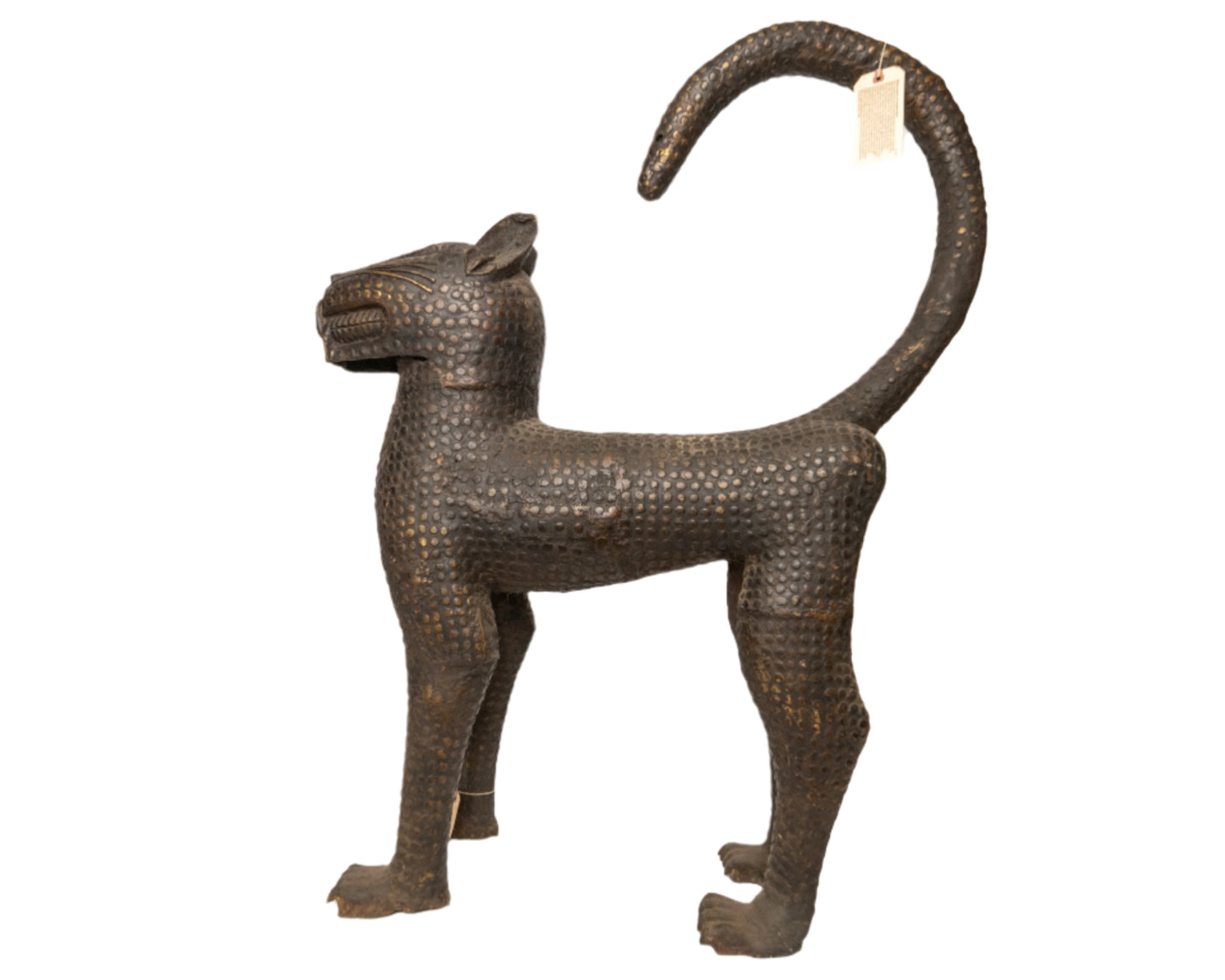 Benin Bronze Leopard Pair 1