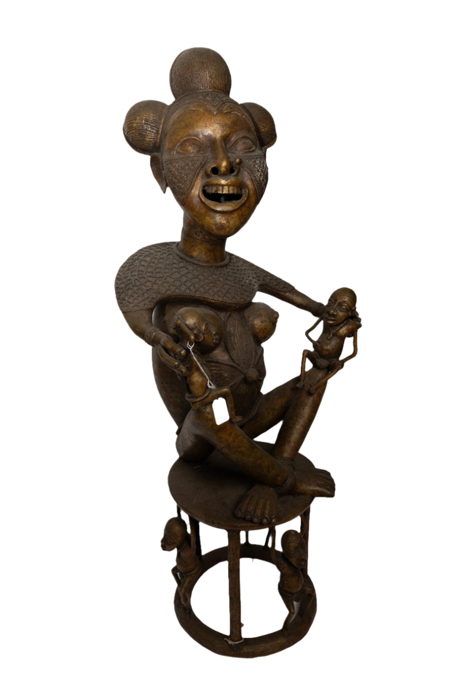 Bronze Mother Sculpture