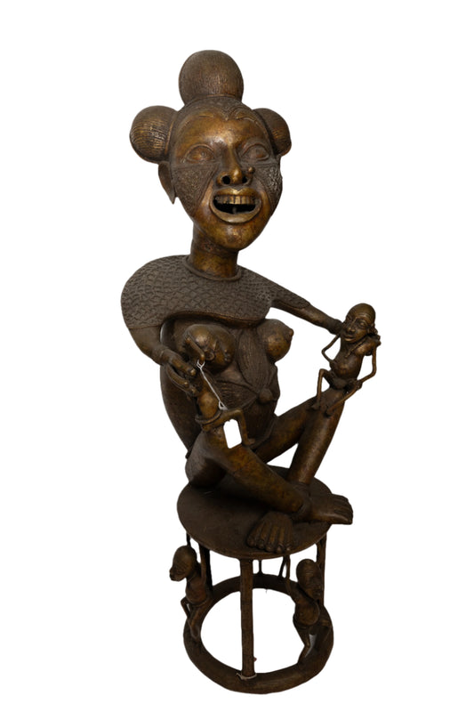 Bronze Mother Sculpture