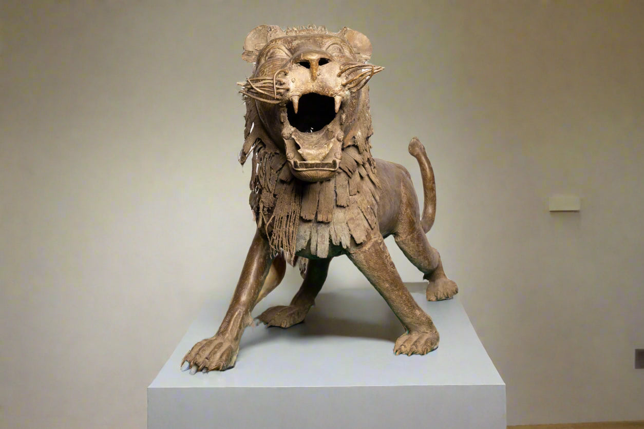 Benin Bronze Lion