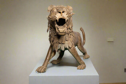 Benin Bronze Lion