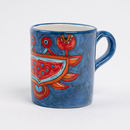 Italian Terracotta Zodiac Mug