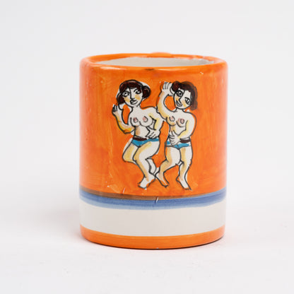 Italian Terracotta Zodiac Mug