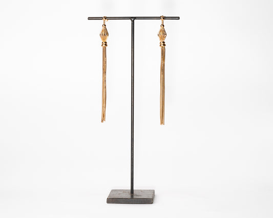 Italian Artisan Gold Ballerina Earrings