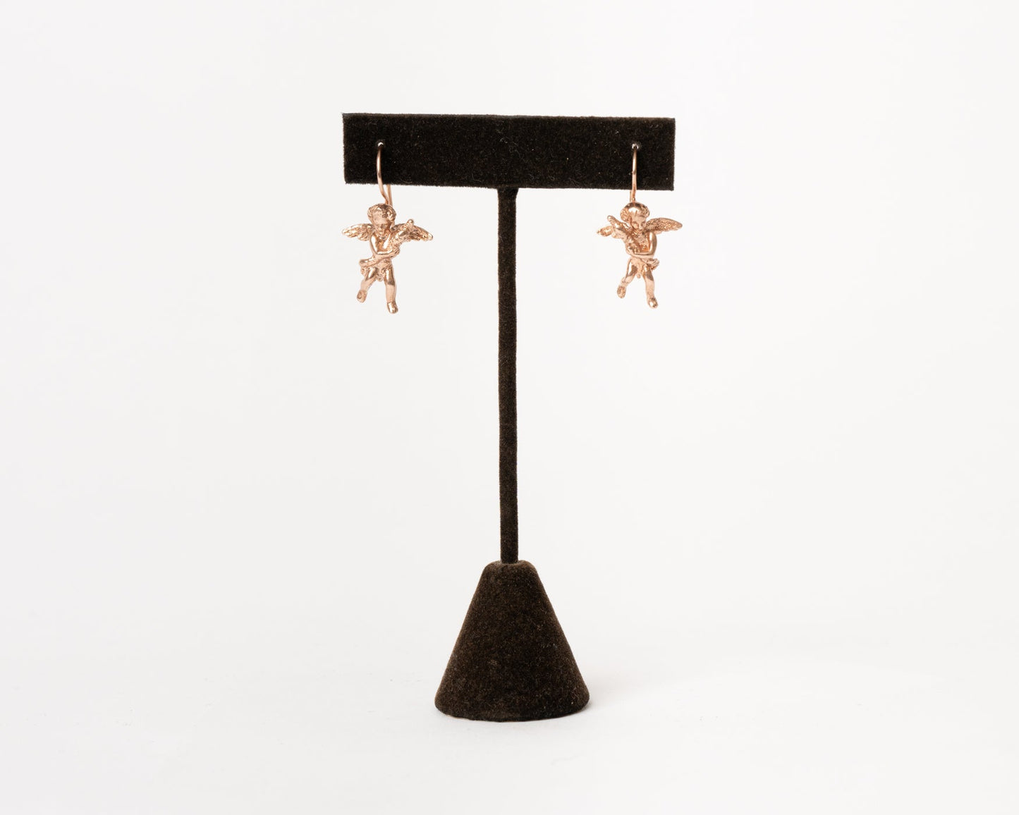 Rose Gold Cupid Earrings