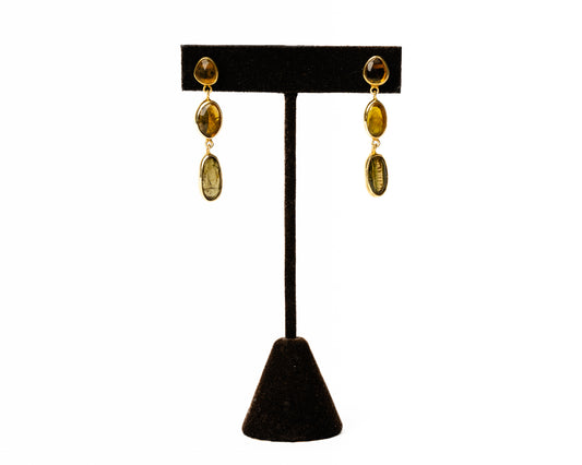 Italian Artisan Gold Irish Grove Earrings