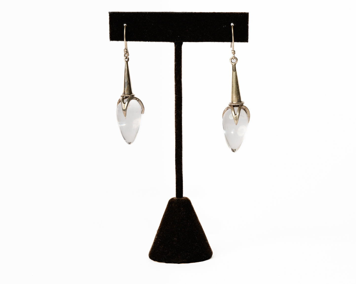 Sterling Silver Moonstone Rose Buds