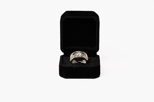 Sterling Silver Elephant Trail Ring