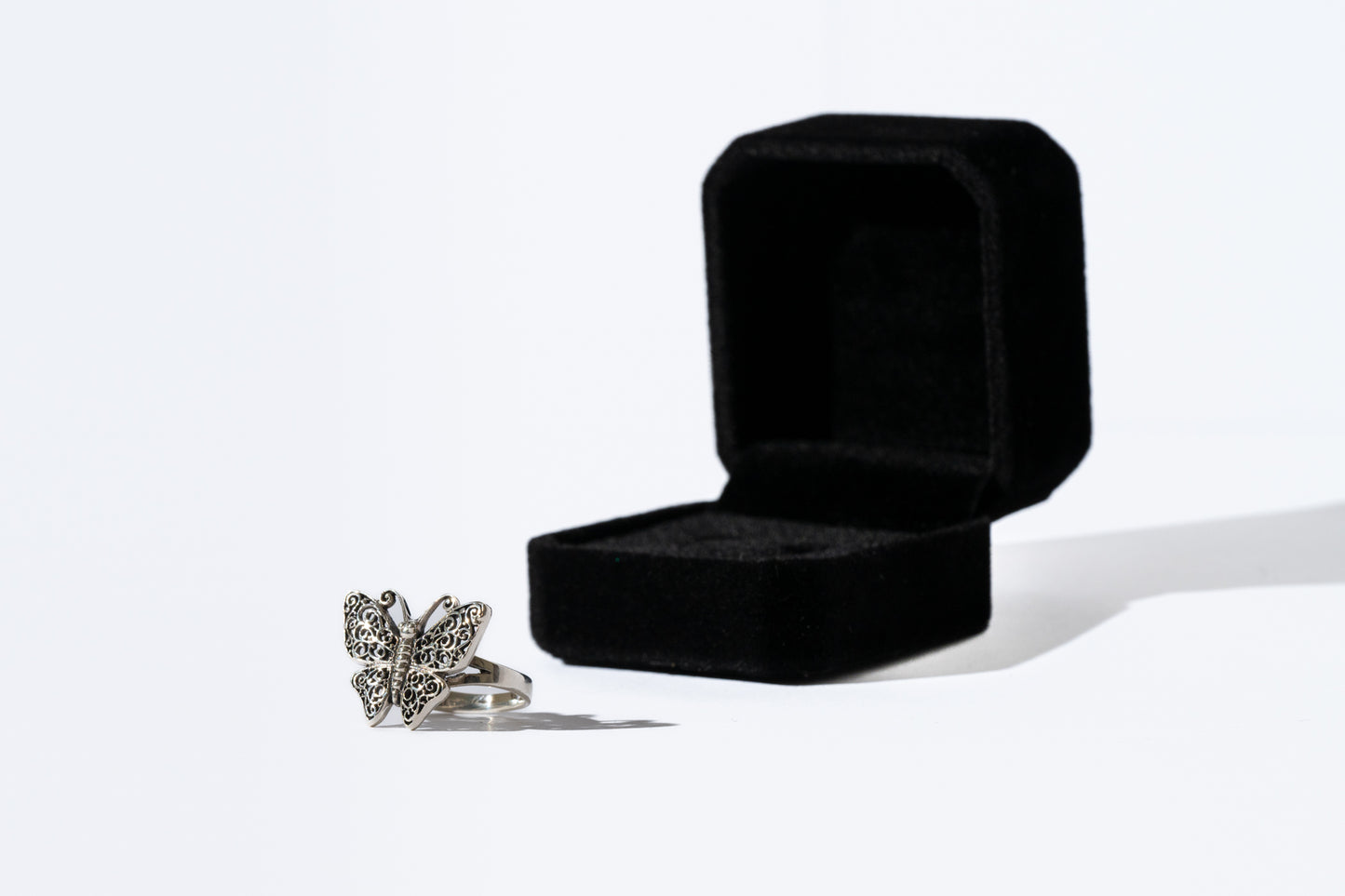 Sterling Silver Butterfly Ring
