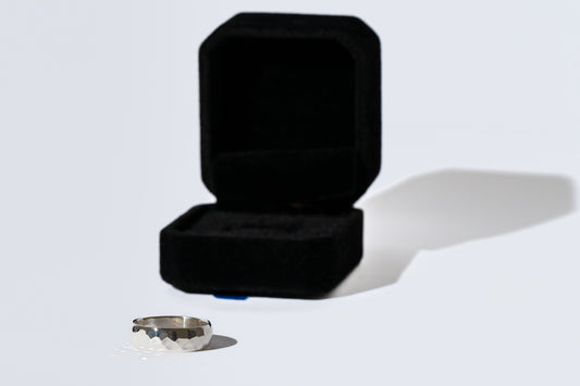 Sterling Silver Carved Band Ring