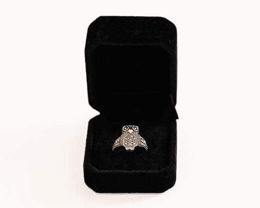 Sterling Silver Owl Ring