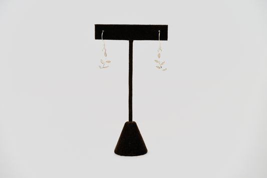 Sterling Silver Mother of Pearl Vine Earrings