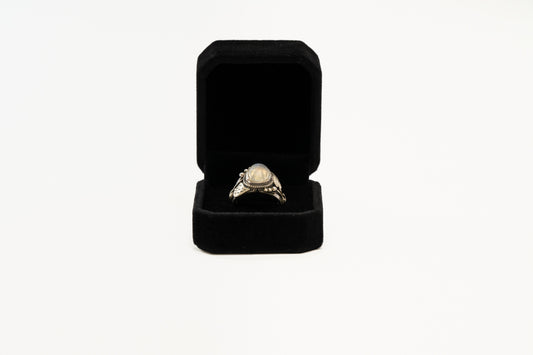 Sterling Silver Moonstone Garden Ring