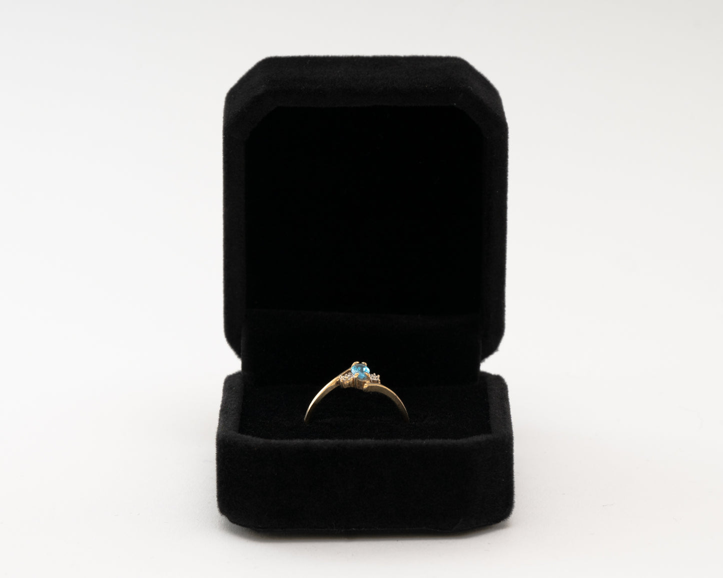10k Gold Aqua Bloom Ring