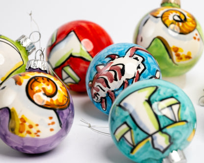 Hand Painted Zodiac Ornaments