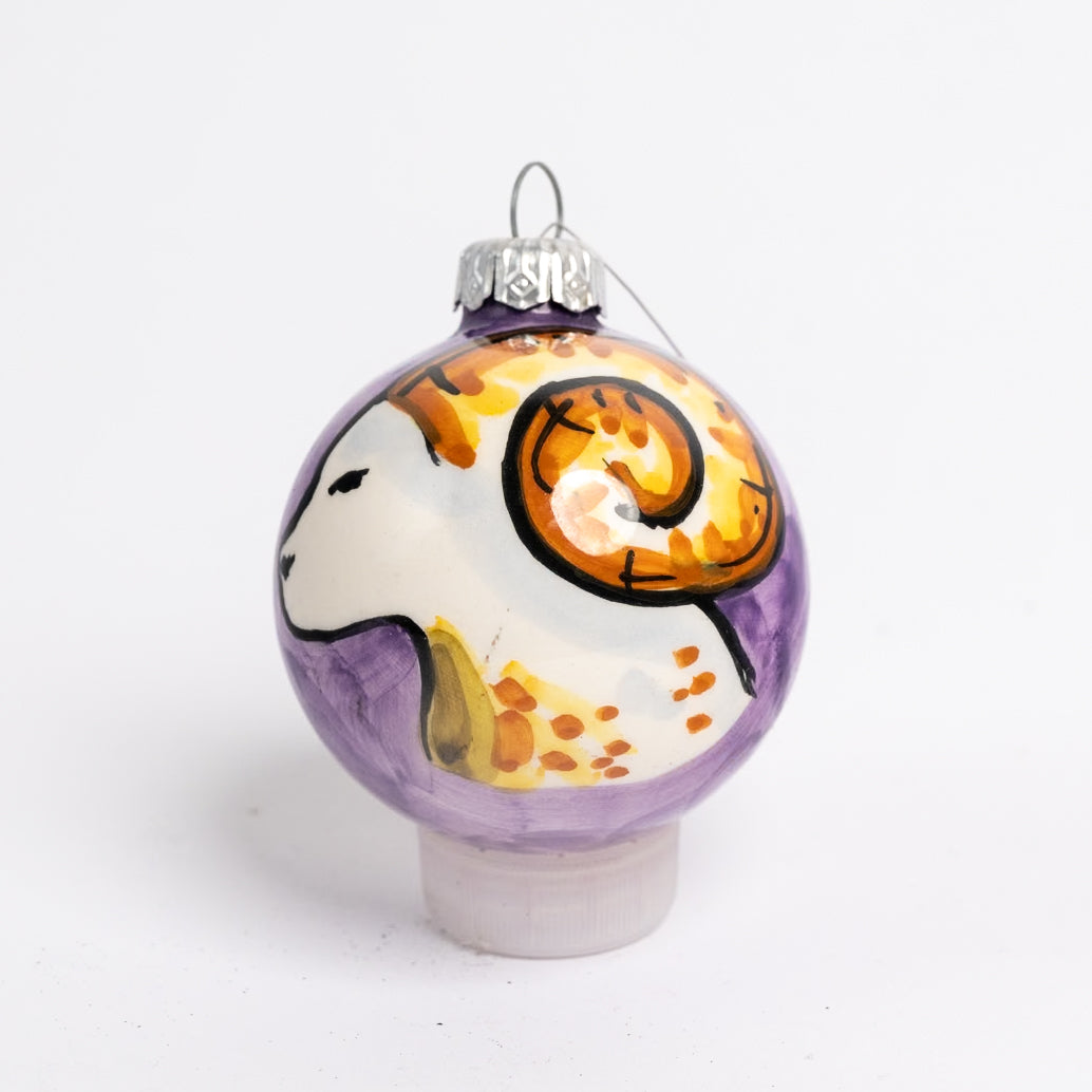 Hand Painted Zodiac Ornaments